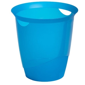 Kosz na śmieci DURABLE TREND transparentny niebieski