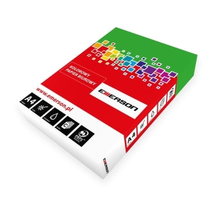 Papier ksero kolor A4/160 Emerson ciemny zielony