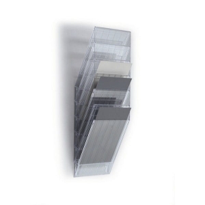 Zestaw 6 pojemników pionowych na dokumenty DURABLE FLEXIBOXX A4 transparentny