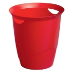 Kosz na śmieci DURABLE TREND czerwony
