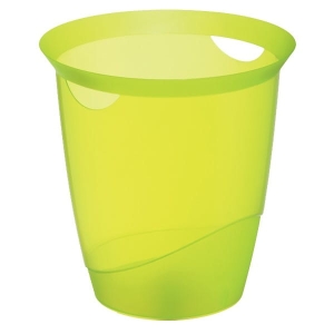 Kosz na śmieci DURABLE TREND transparentny jasnozielony /1701710017/