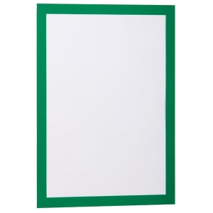 Ramka samoprzylepna DURABLE DURAFRAME A4 zielona 2 sztuki /487205/