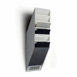 Zestaw 6 pojemników pionowych na dokumenty DURABLE FLEXIBOXX A4 biały