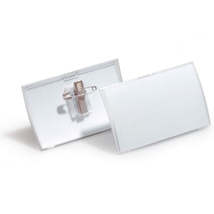 Identyfikator CLICK FOLD 54x90mm z kombi-klipem 25 sztuk /8214 19/