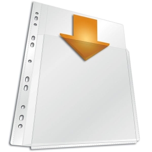 Koszulka zawieszkowa maxi A4 DURABLE 5szt. /266719/