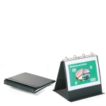 Flipchart stołowy economy poziomy 10 kieszeni antracytowy 8574 57