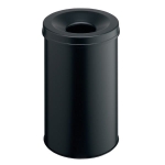 Kosz na śmieci okrągły 30l SAFE czarny 330601