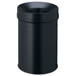 Kosz na śmieci okrągły 15l SAFE+ czarny 332501