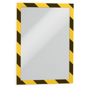 Ramka magnetyczna SECURITY A4 dwukolorowa żółto-czarna 5 szt. /4945130/