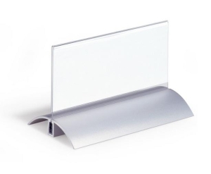 Tabliczka informacyjna na stół DESK PRESENTER DE LUXE 61x150mm 2 sztuki 8201 19