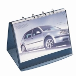 Flipchart stołowy A3 poziomy DURASTAR 10 kieszeni bazaltowy 8569 39