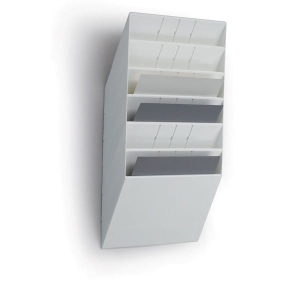 Półki na ulotki poziome A4 FLEXIBOXX 6 szt. białe 17097850 10