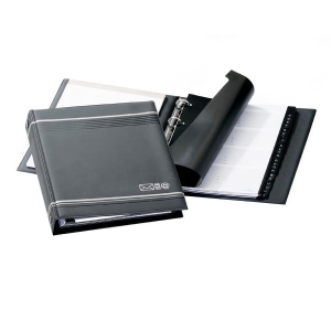 Wizytownik TELINDEX A5 z PCV antracytowy 2377 58