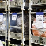  Kieszeń magazynowa magnetyczna neodymowa Plus A5 pozioma DURABLE niebieska 10szt. 1746 07