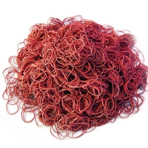 Gumki recepturki 80x3x1,5mm dł.13cm EMERSON czerwone 1kg /GURERE80X3X1.5/