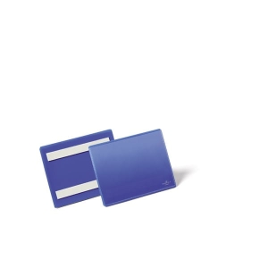Kieszeń magazynowa samoprzylepna A6 pozioma DURABLE niebieska 50szt. 1763 07