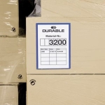 Kieszeń magazynowa samoprzylepna A4 pionowa DURABLE niebieska 50szt. 1797 07