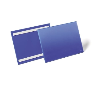 Kieszeń magazynowa samoprzylepna A4 pozioma DURABLE niebieska 50szt. 1798 07