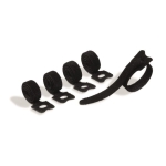 Opaska rzep do spinania kabli Durable CAVOLINE Grip Tie 200mm x 10mm czarna 5szt. /503601/
