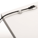 Klips samoprzylepny na 2 kabele Durable CAVOLINE Clip2 szary 6szt. /503810/