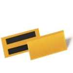 Kieszeń magazynowa magnetyczna 100x38mm DURABLE żółta 50szt. /1741 04/