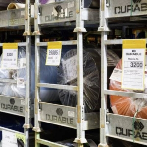 Kieszeń magazynowa magnetyczna neodymowa Plus A4 pionowa DURABLE żółta 10szt. 1747 04