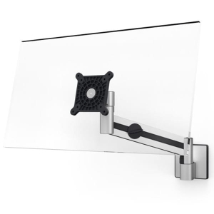 Uchwyt na monitor LCD 21-27'' z ramieniem mocowanie do ściany srebrny /509023/