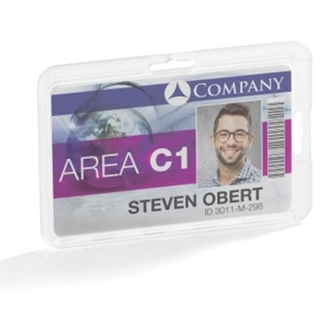 Etui na kartę 54x87mm DURABLE PERMANENT przeźroczyste 10szt. /892819/