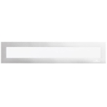 Ramka magnetyczna informacyjna do nagłówków 323x66mm na etykietę 297x40mm DURAFRAME MAGNETIC TOP A3 srebrna 5szt./498723/