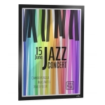Ramka magnetyczna informacyjna A2 465x639mm na reklamę 409x583mm DURAFRAME POSTER czarna 1szt. /505301/