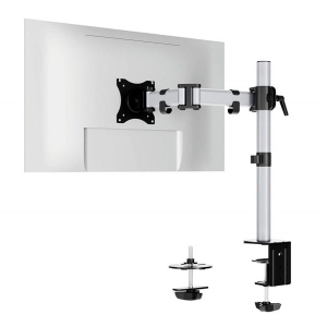 Uchwyt na monitor LCD 21-27cali zacisk biurkowy srebrny /509423/