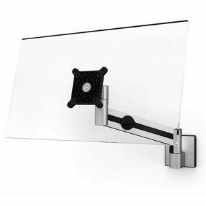 Uchwyt na monitor LCD 21-27cali z ramieniem zacisk biurkowy srebrny /509623/