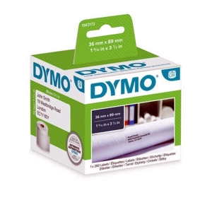 Etykiety papierowe 89x36 LABEL WRITER 400 DYMO trwałe 99012 białe na rolce 1x260 etykiet /SO722400_1/