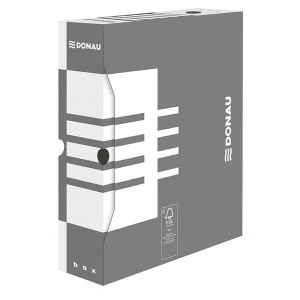 Pudło archiwizacyjne DONAU 80 mm szare /7660301FSC-13/