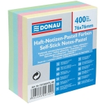 Notes samoprzylepny 76x76 mm pastel DONAU 400 kartek /7573001PL99/