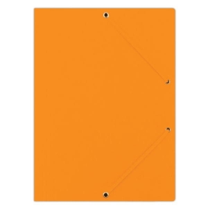 Teczka  preszpanowa DONAU z gumką  pomarańczowa /864308012PL/