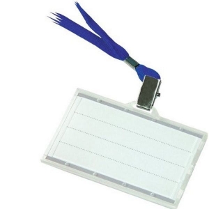 Identyfikator DONAU z niebieską taśmą /8347001PL10/