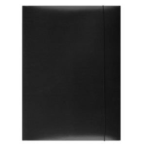 Teczka z gumką OFFICE PRODUCTS lakierowana czarna /2119114105/