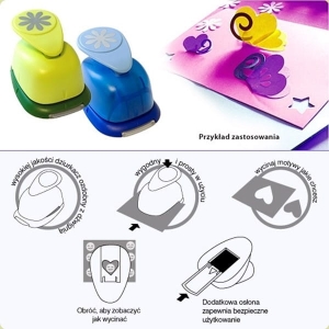 Zszywacz ozdobny 2,5cm DALPRINT