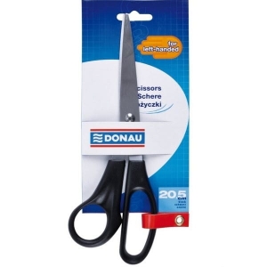 Nożyczki biurowe DONAU dla leworęcznych 20,5 cm czarne /7920101PL01/