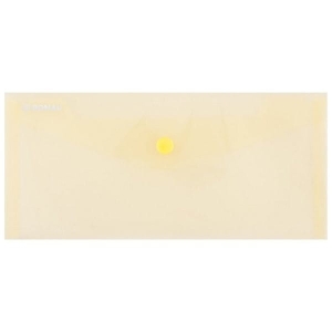 Teczka kopertowa DONAU na zatrzask transparentna żółta DL /8548001PL11/