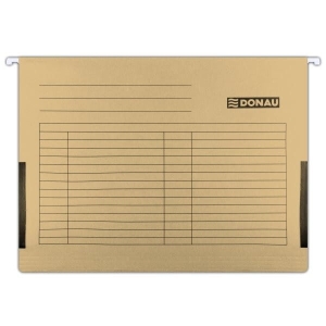 Teczka zawieszkowa DONAU z boczkami A4 brązowa /7420905-02/