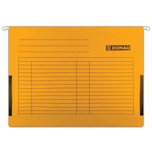 Teczka zawieszkowa DONAU poszerzana pomarańczowa A4