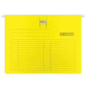 Teczka zawieszkowa BIELLA z wąsem żółta /7430001PL11/