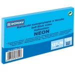 Notes samoprzylepny 76x127mm 100 kartek neonowy niebieski DONAU /7588011-10/