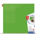 Tablica szklana magnetyczna 45x45 cm MEMOBE zielona /MSZ045045-34/