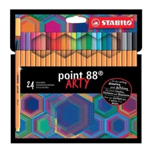 Cienkopis 0,4 mm STABILO 8824 komplet ARTY 24 kolory /8824/1-20/
