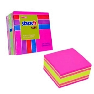 Notes samoprzylepny 76x76 mm 400 kartek różowo-żółty Stick'n /21536/