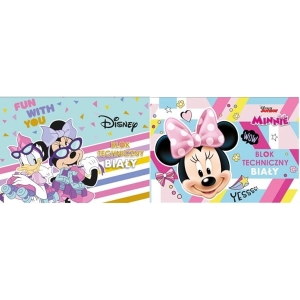 Blok techniczny A4 biały 10 kartek MINNE MOUSE BENIAMIN /110094/
