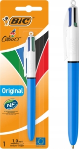 DŁUGOPIS AUTOMATYCZNY 4-KOLOROWY BIC ORIGINAL FINE 1szt.